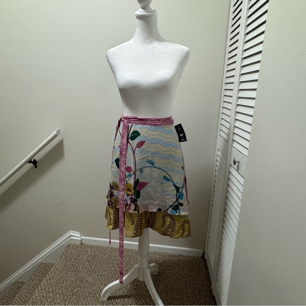 Darn Good Yarn Sari Wrap Skirt